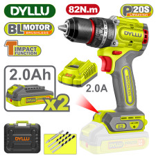 Дрель-шуруповерт ударная аккумуляторная DYLLU DTCDP8285