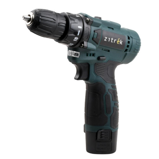 Дрель-шуруповерт аккумуляторная ZITREK Green 12V Max 085-1016 Дрель-шуруповерт аккумуляторная ZITREK Green 12V Max 085-1016