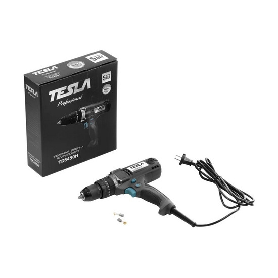 Шуруповерт сетевой TESLA TDS450H