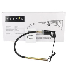 Вибратор портативный Zitrek ZKVD900 вал 1.5 м. со встроенной булавой D 35 мм.