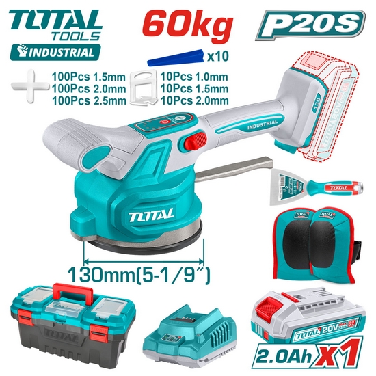 Виброприсоска для плитки TOTAL TTVLI20018 Виброприсоска для плитки TOTAL TTVLI20018