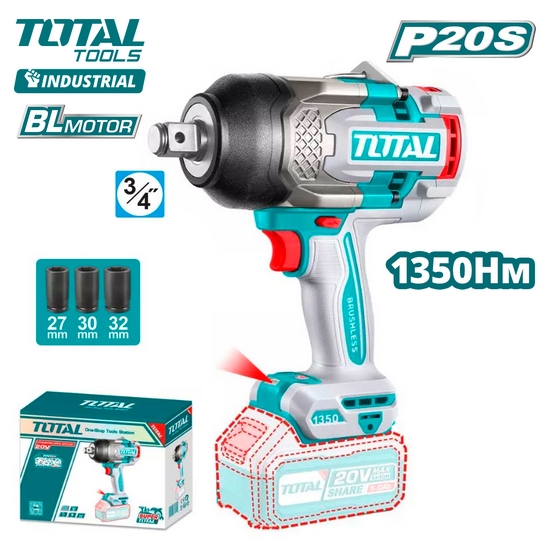 Гайковерт TOTAL TIWLI201351