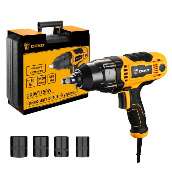 Гайковерт сетевой ударный DEKO DKIW1150W