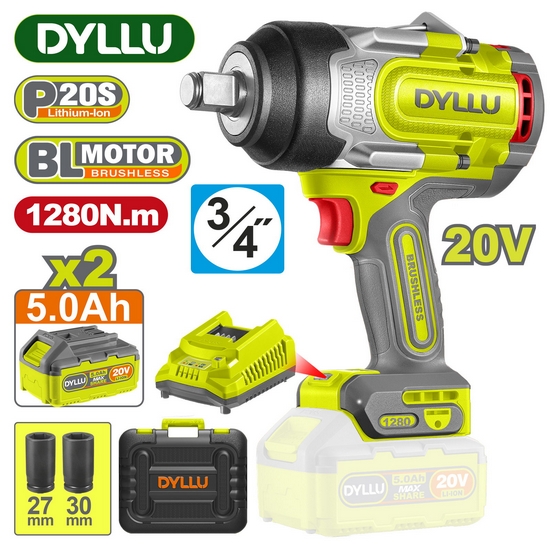 Гайковерт аккумуляторный DYLLU DTCD1B128 Гайковерт аккумуляторный DYLLU DTCD1B128