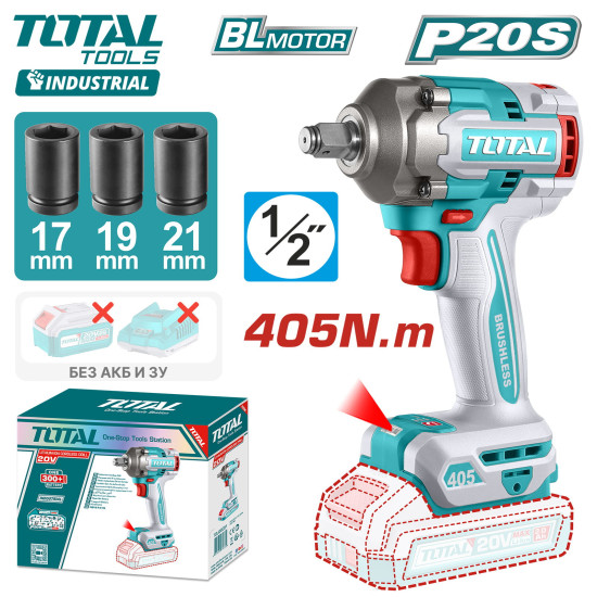Гайковерт TOTAL TIWLI20451 Гайковерт TOTAL TIWLI20451