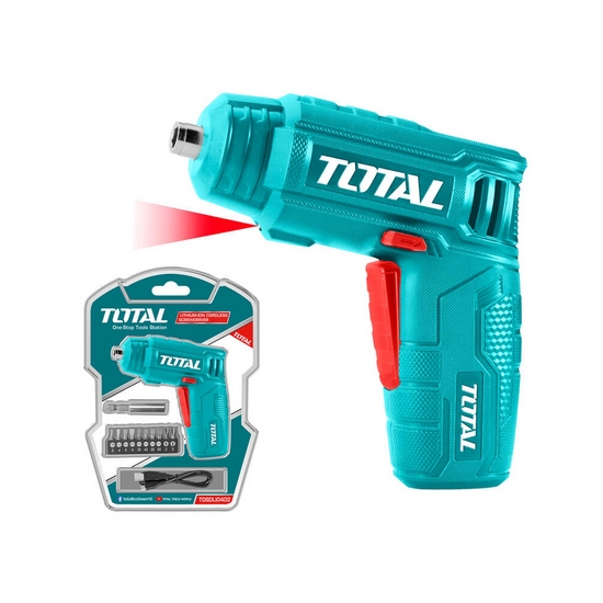 Отвертка аккумуляторная TOTAL TSDLI0402 Отвертка аккумуляторная TOTAL TSDLI0402