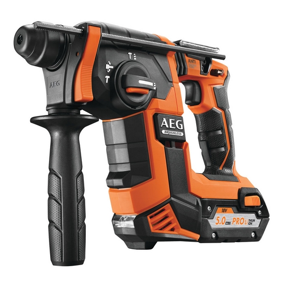 Перфоратор аккумуляторный AEG BBH18BLLI-502C Перфоратор аккумуляторный AEG BBH18BLLI-502C