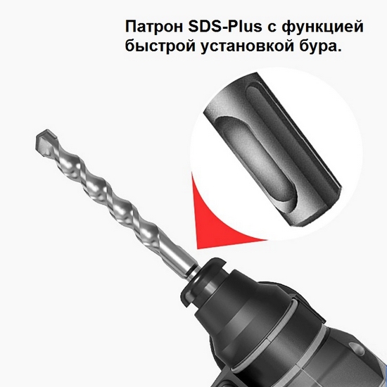 Перфоратор аккумуляторный Zitrek Destroyer Pro SET 2 Перфоратор аккумуляторный Zitrek Destroyer Pro SET 2