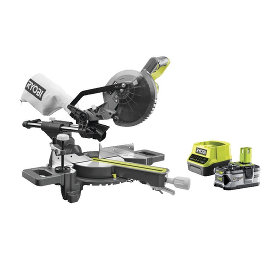 ONE + / Торцовочная пила RYOBI RMS18190-140G ONE + / Торцовочная пила RYOBI RMS18190-140G