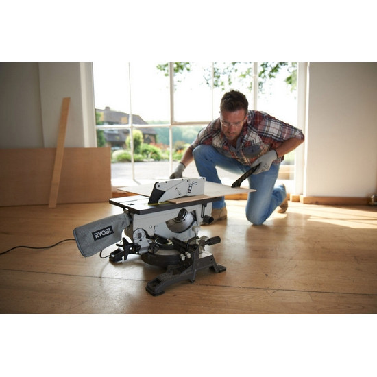 Пила торцовочная комбинированная (распиловочный станок) RYOBI RTMS1800-G Пила торцовочная комбинированная (распиловочный станок) RYOBI RTMS1800-G