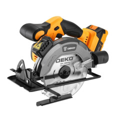 Пила циркулярная аккумуляторная DEKO DKCS20 Laser