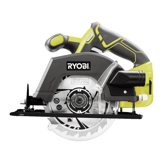 ONE + / Пила циркулярная RYOBI R18CSP-0 (без батареи)