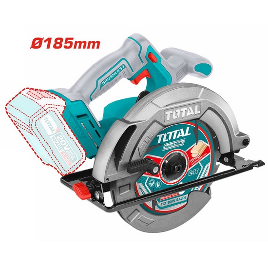 Пила циркулярная TOTAL TSLI1851 Пила циркулярная TOTAL TSLI1851