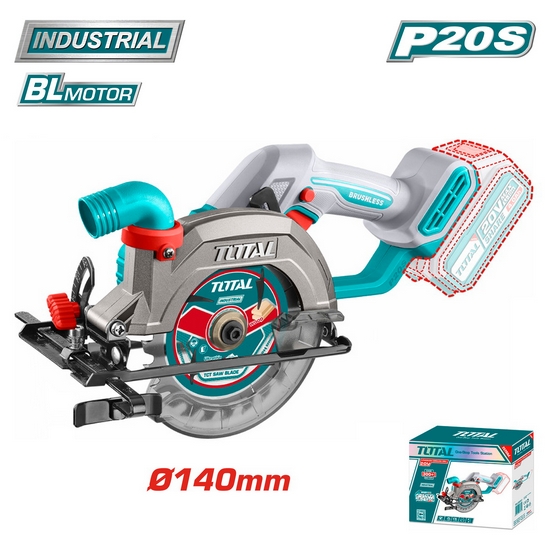 Пила циркулярная TOTAL TSLI1402 Пила циркулярная TOTAL TSLI1402