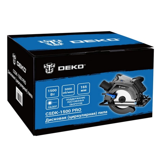 Пила циркулярная DEKO CSDK-1500 PRO