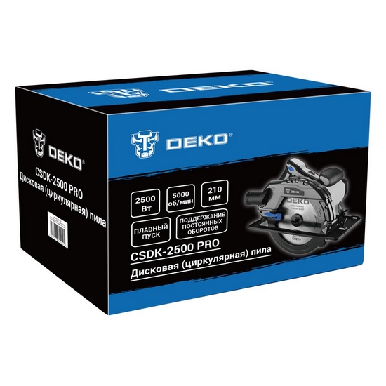Пила циркулярная DEKO CSDK-2500 PRO Пила циркулярная DEKO CSDK-2500 PRO