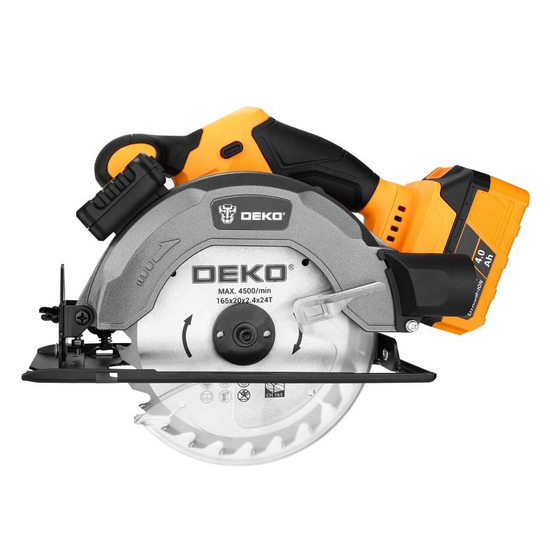 Пила циркулярная аккумуляторная DEKO DKCS20V Пила циркулярная аккумуляторная DEKO DKCS20V