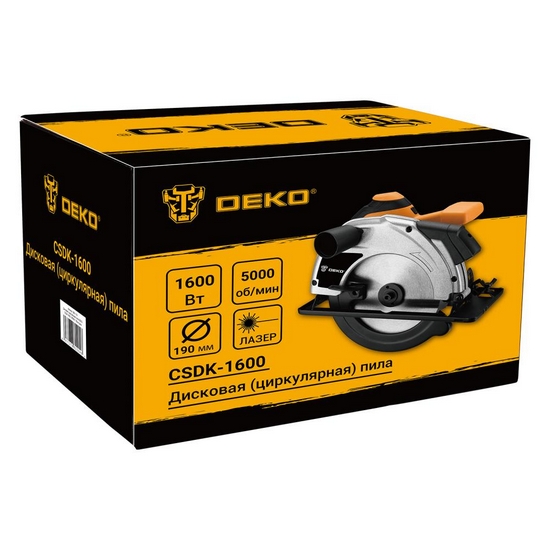 Пила циркулярная DEKO CSDK-1600 Пила циркулярная DEKO CSDK-1600