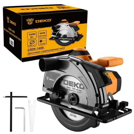Пила циркулярная DEKO CSDK-1600 Пила циркулярная DEKO CSDK-1600