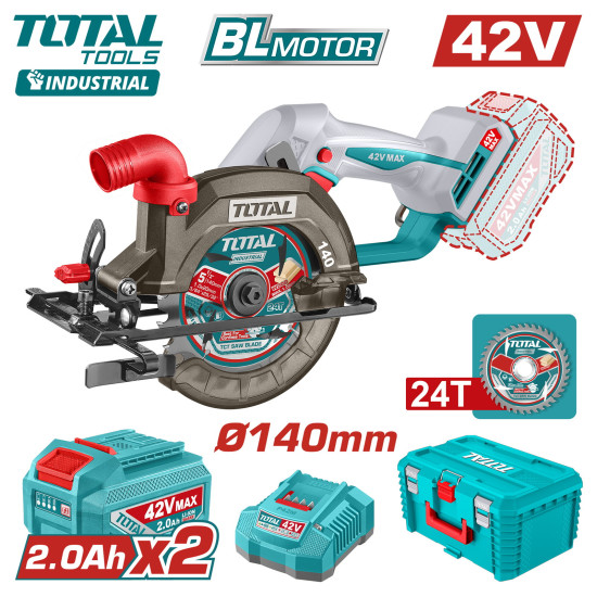 Аккумуляторная цепная пила TOTAL TSLI4214012