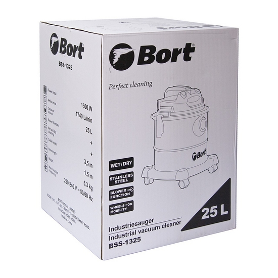 Пылесос строительный Bort BSS-1325 Пылесос строительный Bort BSS-1325