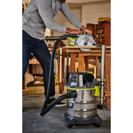 ONE + / Пылесос строительный RYOBI R18WDV (без батареи)