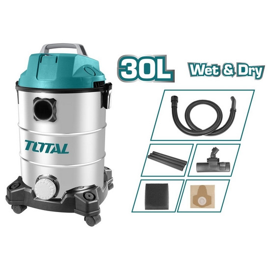 Пылесос строительный TOTAL TVC13301 Пылесос строительный TOTAL TVC13301