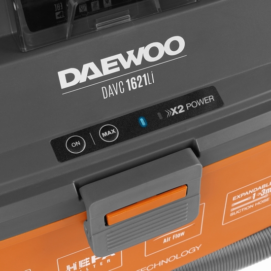 Пылесос строительный аккумуляторный DAEWOO DAVC 1621Li SET