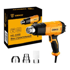 Фен строительный (термовоздуходувка) DEKO HG-2200