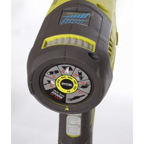 Фен строительный (термовоздуходувка) RYOBI EHG2020LCD