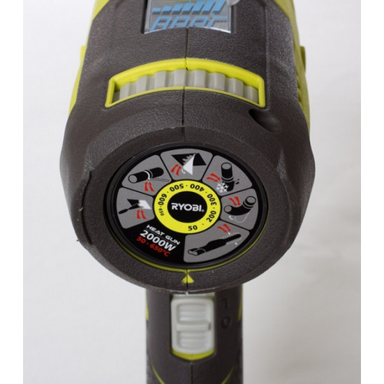 Фен строительный (термовоздуходувка) RYOBI EHG2020LCD