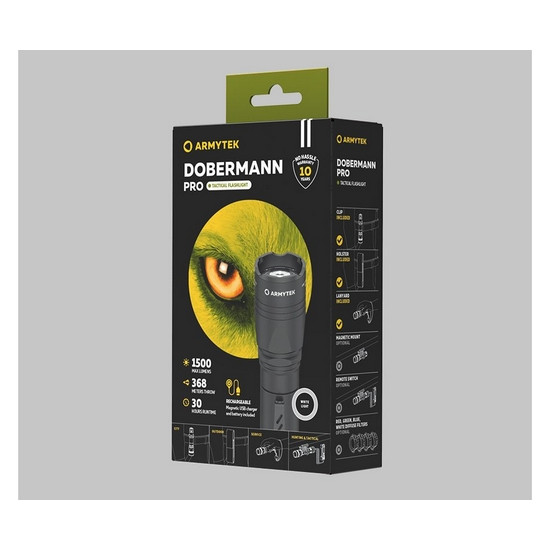 Фонарь Armytek Dobermann Pro Magnet USB Белый