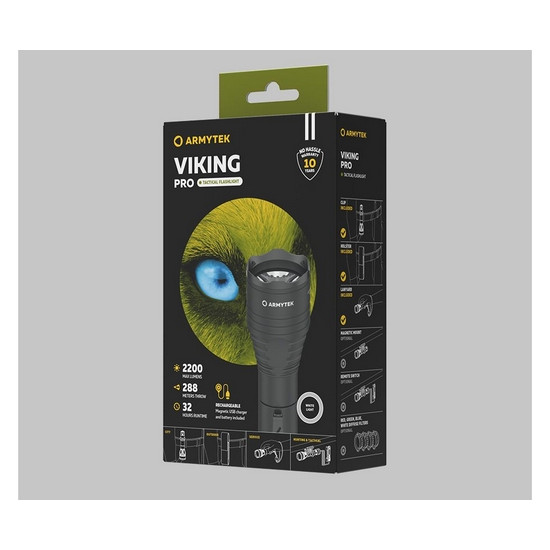 Фонарь Armytek Viking Pro Magnet USB Белый