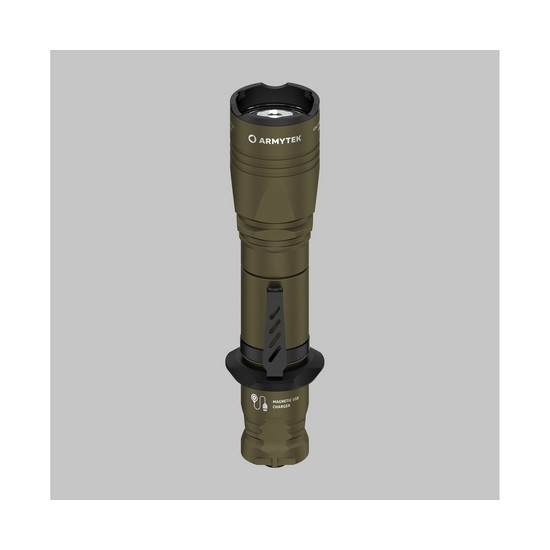 Фонарь Armytek Dobermann Pro Magnet USB Olive Теплый