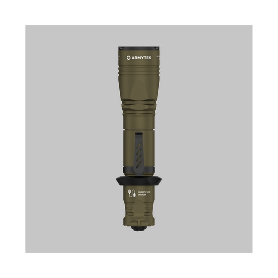 Фонарь Armytek Dobermann Pro Magnet USB Olive Теплый