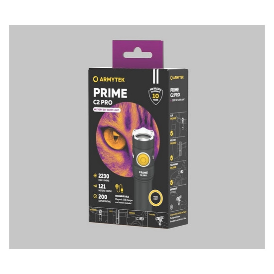 Фонарь Armytek Prime C2 Pro Magnet USB Теплый