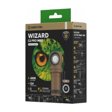 Фонарь Armytek Wizard C2 Pro Max Sand Белый