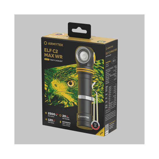 Фонарь Armytek Elf C2 Max WR USB-C Белый