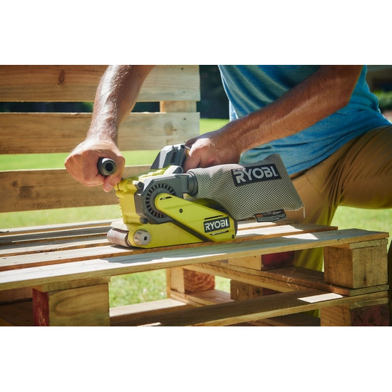 ONE + / Ленточная шлифмашина RYOBI R18BS-0 (без батареи)