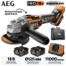 Углошлифмашина аккумуляторная AEG BEWS 18-125BL-502C Углошлифмашина аккумуляторная AEG BEWS 18-125BL-502C