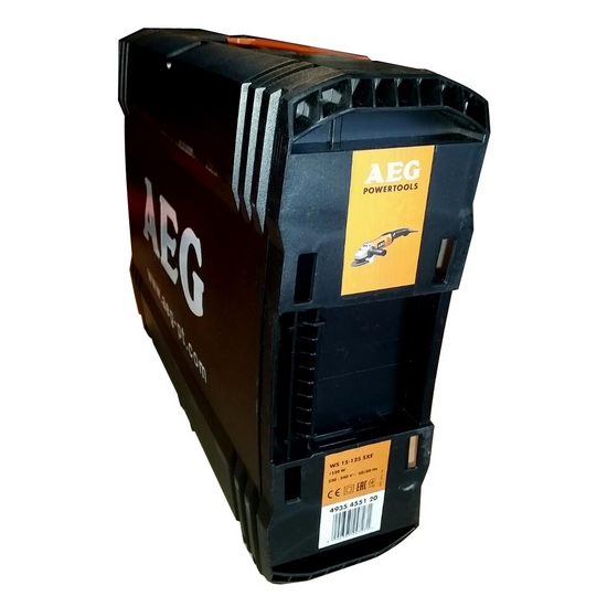 Углошлифмашина AEG WS 15-125 SXE Углошлифмашина AEG WS 15-125 SXE