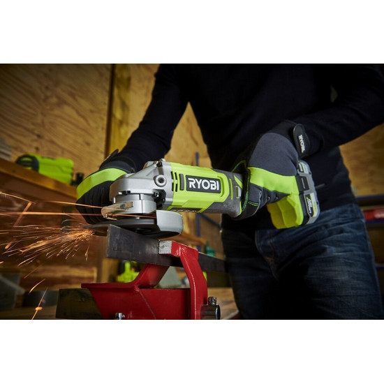 ONE + / Углошлифмашина RYOBI RAG18115-0 (без батареи) ONE + / Углошлифмашина RYOBI RAG18115-0 (без батареи)