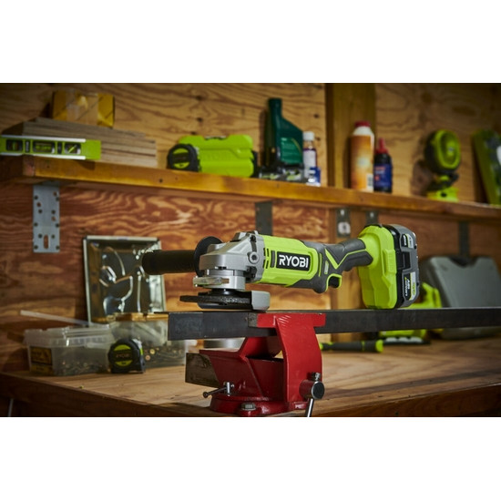 ONE + / Углошлифмашина RYOBI RAG18115-0 (без батареи) ONE + / Углошлифмашина RYOBI RAG18115-0 (без батареи)