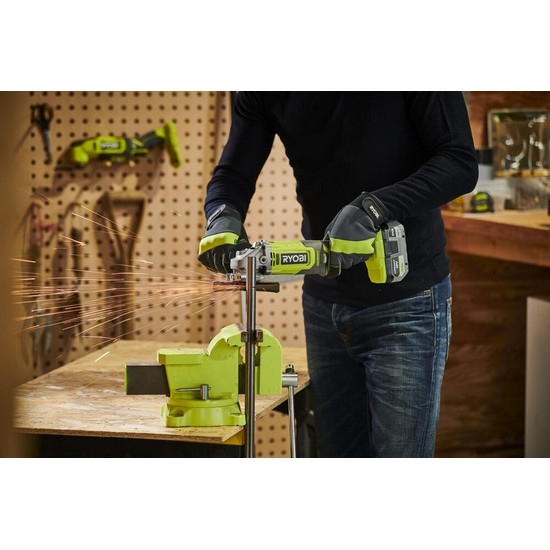 ONE + / Углошлифмашина RYOBI RAG18125-0 (без батареи) ONE + / Углошлифмашина RYOBI RAG18125-0 (без батареи)