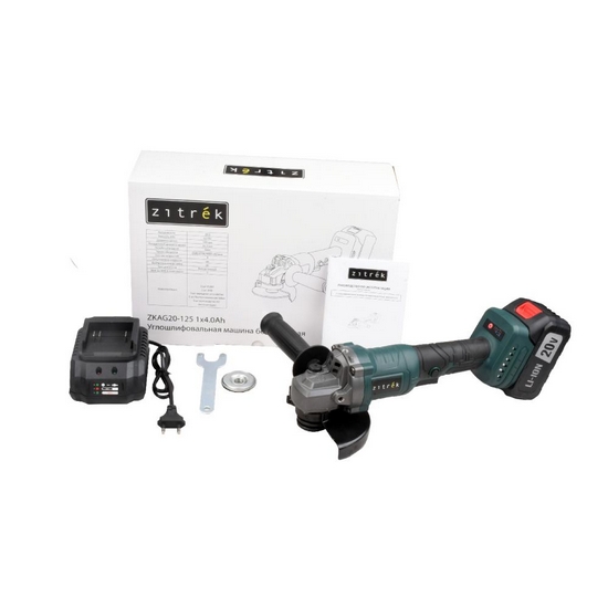 Углошлифмашина аккумуляторная Zitrek ZKAG20-125 085-1024 Углошлифмашина аккумуляторная Zitrek ZKAG20-125 085-1024
