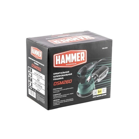Эксцентриковая шлифмашина Hammer Flex OSM260 Эксцентриковая шлифмашина Hammer Flex OSM260