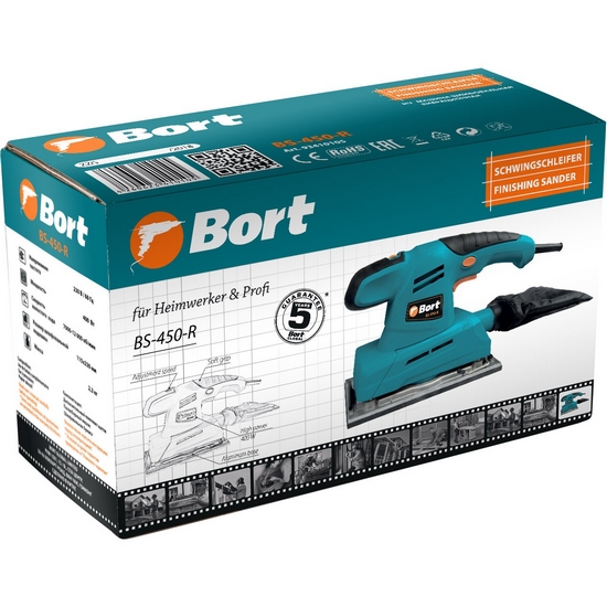 Виброшлифмашина Bort BS-450-R Виброшлифмашина Bort BS-450-R