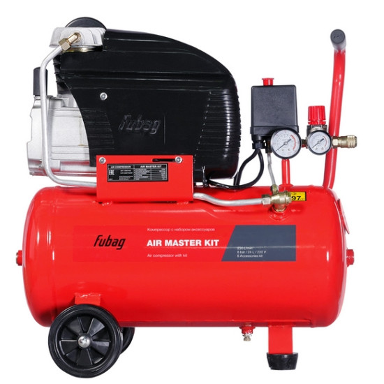 Компрессор масляный коаксиальный FUBAG AIR MASTER KIT ( + 6 предметов)