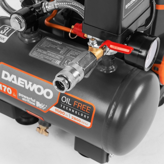 Компрессор безмасляный DAEWOO DAC 170S Компрессор безмасляный DAEWOO DAC 170S