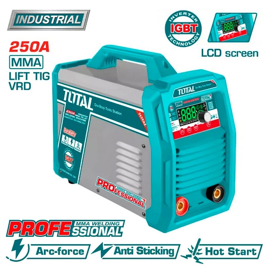 Инвертор сварочный TOTAL TW225079 Инвертор сварочный TOTAL TW225079